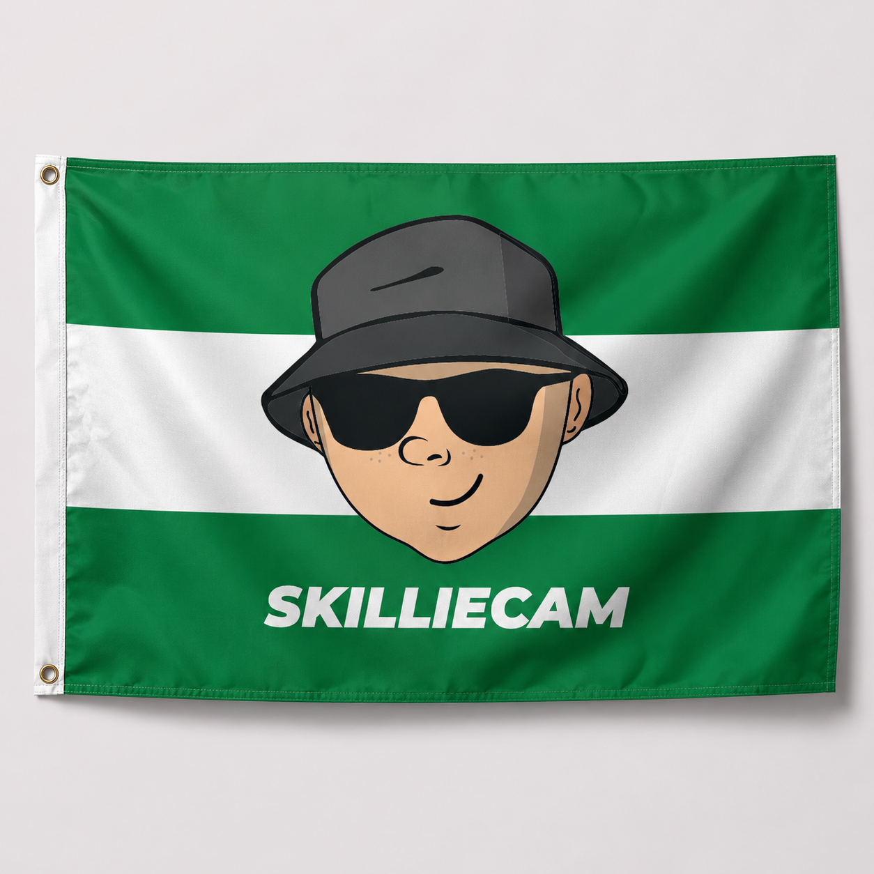 Skilliecam Rotterdam Vlag (Groen-Wit) | Skilliecam